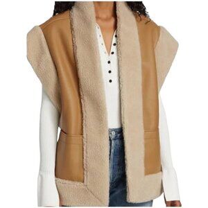 A.L.C. Sutton Faux Shearling Vest
